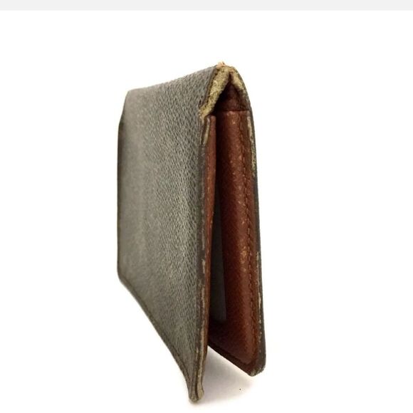 Louis Vuitton Monogram Porte 2 cartes Vertical Pass Card Case Authentic - Picture 3 of 7